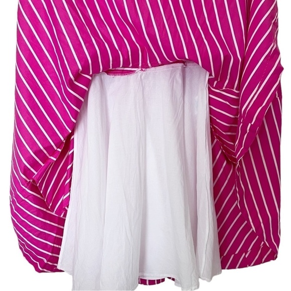 Polo Ralph Lauren Pink and White Striped Sleeveless Dress Girls Size 16 - Picture 7 of 9